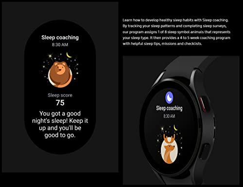 Samsung Galaxy Watch 4 Smartwatch 40mm - GPS - Black - SM-R860NZKDXAA