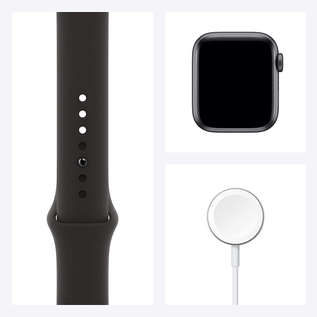 Apple Watch SE (1st Generation) (GPS) ? 40mm ? Space Gray Aluminum Case with Black Sport Band ? MYDP2LL/A