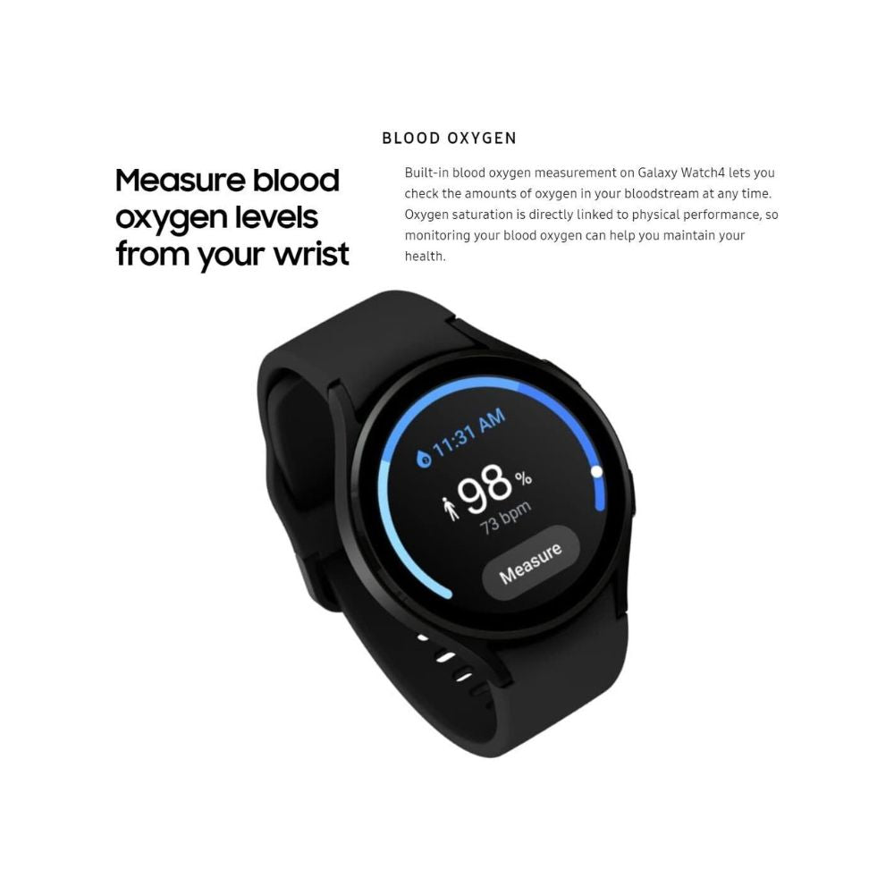 Samsung Galaxy Watch4 Aluminum Smartwatch 40mm LTE - Black - SM-R865UZKAXAA