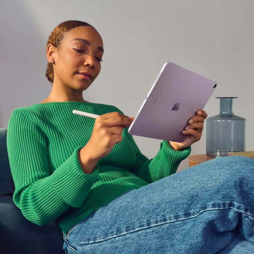 Apple - 13-inch iPad Air M2 chip Built for Apple Intelligence Wi-Fi 128GB - Purple