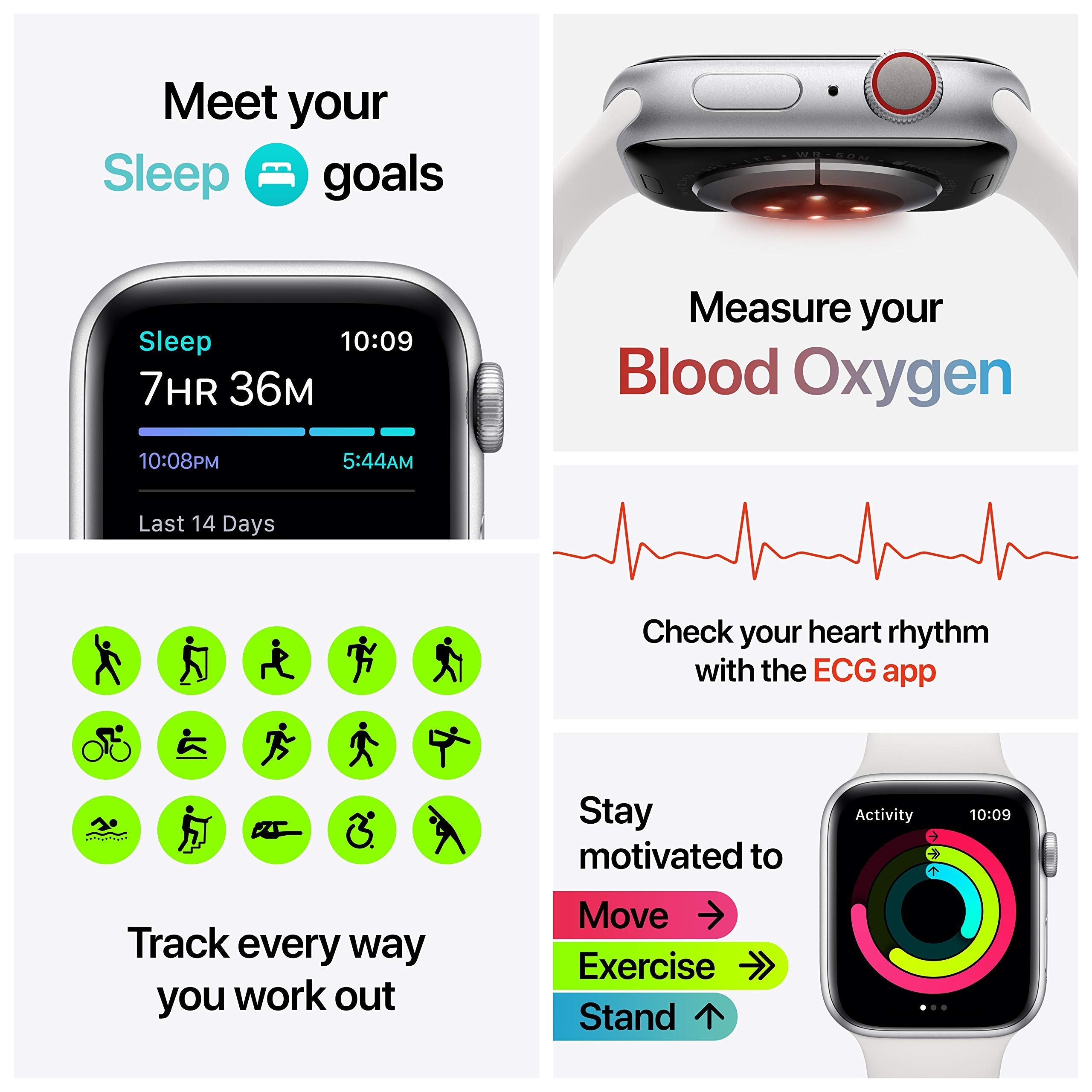Apple Watch Series 6 GPS + Cellular, 40mm RED Aluminum Case with RED Sport Band - M02T3LL/A