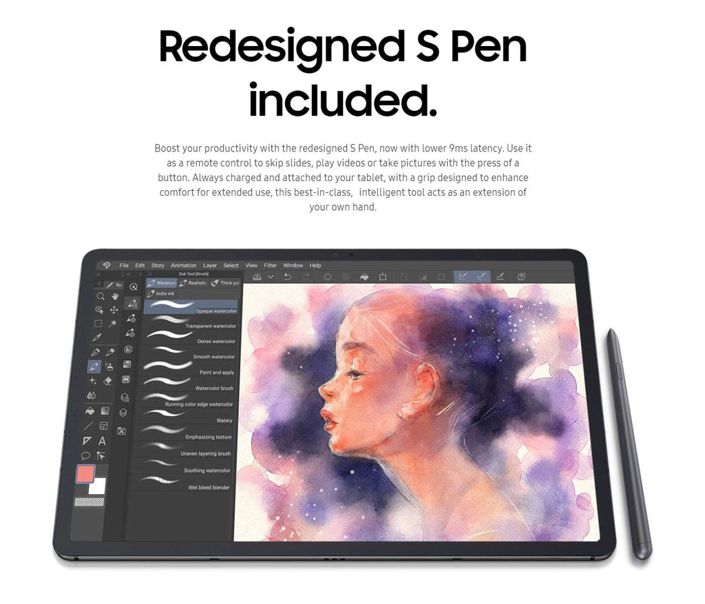 Samsung Galaxy Tab S7 Plus 12.4 512GB With S Pen WiFi Mystic Bronze - SM-T970NZNFXAR