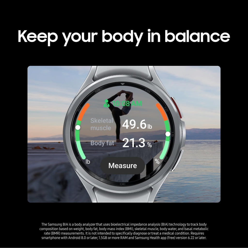 Samsung Galaxy Watch6 Classic Stainless Steel Smartwatch 47mm  Bluetooth - Black - SM-R960NZKAXAA