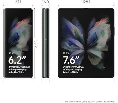 Verizon Samsung Galaxy Z Fold3 5G 256GB  - Phantom Green - SM-F926UZGAVZW