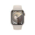 Apple Watch Series 9 (GPS) 41mm Aluminum Case with Starlight Sport- M/L - Starlight - MR8U3LL/A