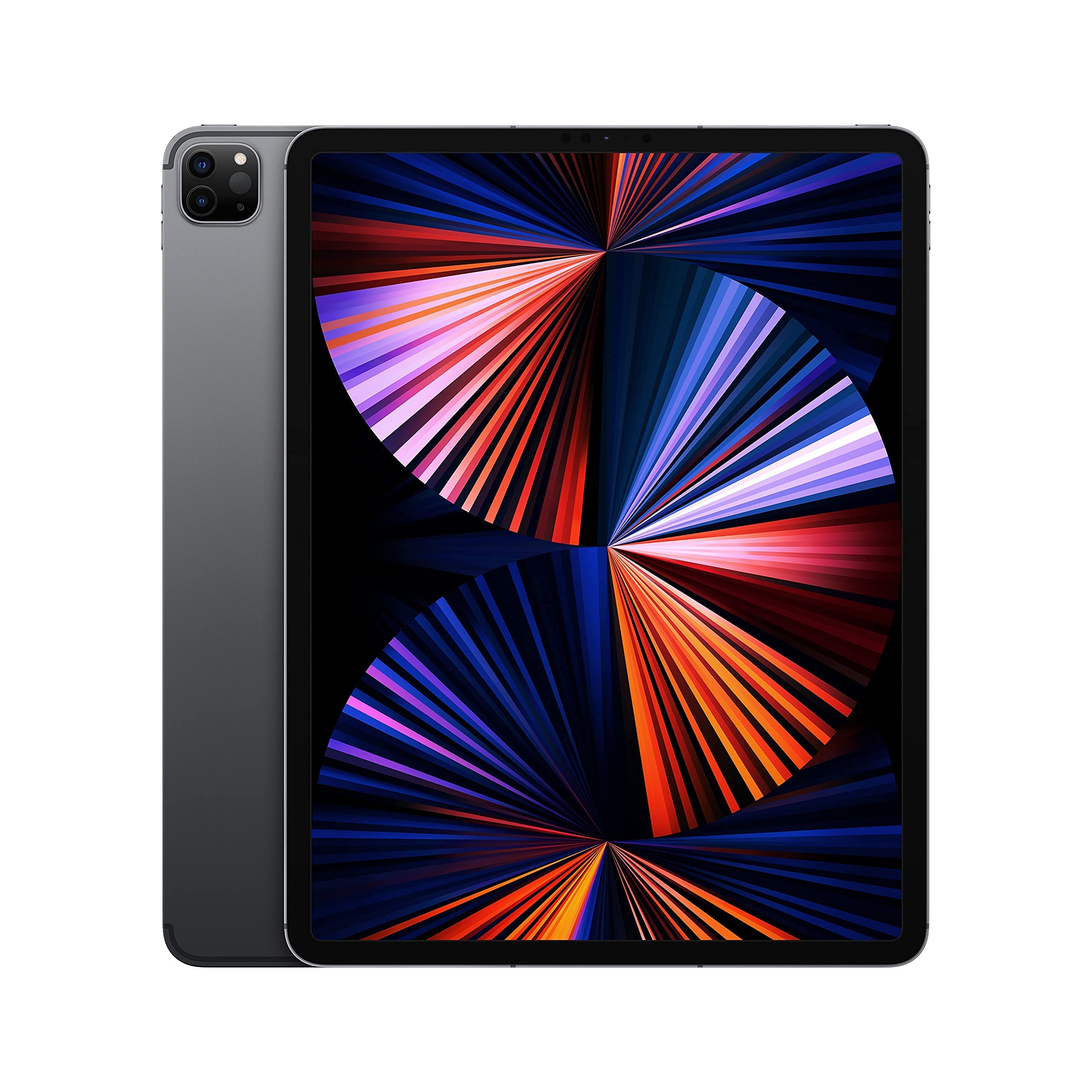 Apple 2021 12.9-inch iPad Pro (Wi-Fi + Cellular, 256GB) - Space Gray - MHNW3LL/A