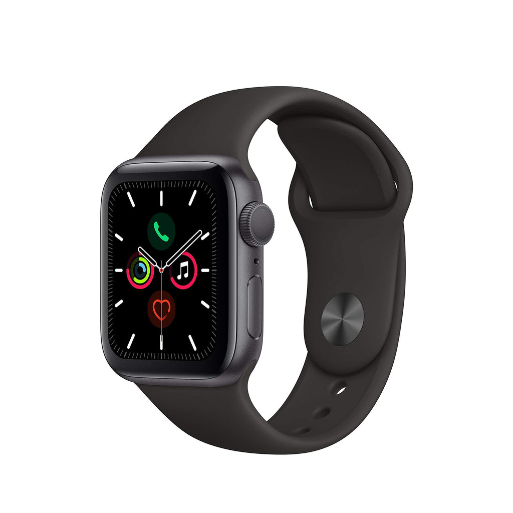 Apple Watch Series 5 (GPS, 40MM) - Space Gray Aluminum Case with Black Sport Band - MWV82LL/A
