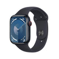 Apple Watch Series 9 - 45mm  (GPS + Cellular) Smartwatch with Midnight Aluminum Case with Midnight Sport Band - S/M - MRMC3LL/A