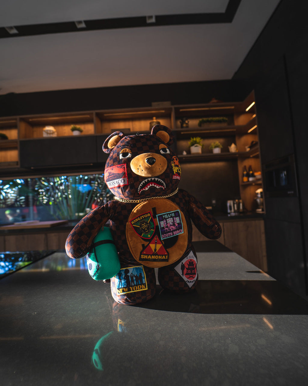GLOBAL MOGUL MONEYBEAR TEDDYBEAR BACKPACK
