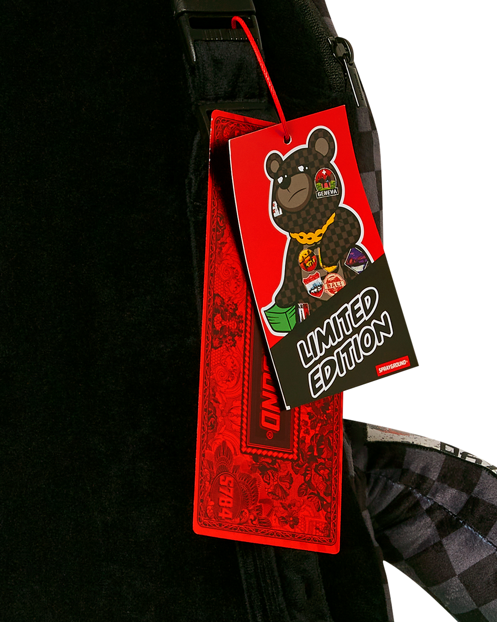 GLOBAL MOGUL UNLIMITED MILES MONEYBEAR TEDDYBEAR BACKPACK