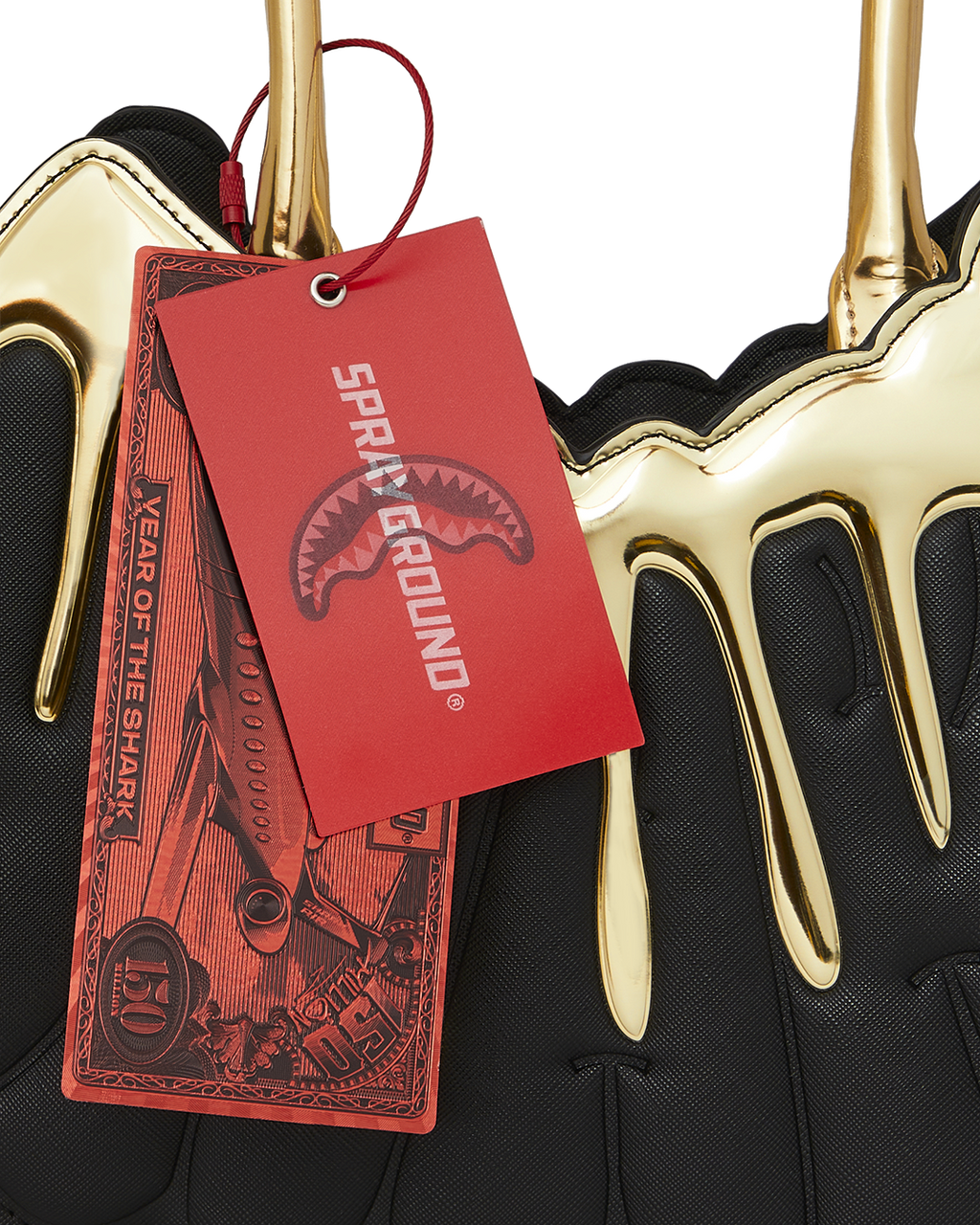 GOLDHEART SHARK DRIP HANDBAG