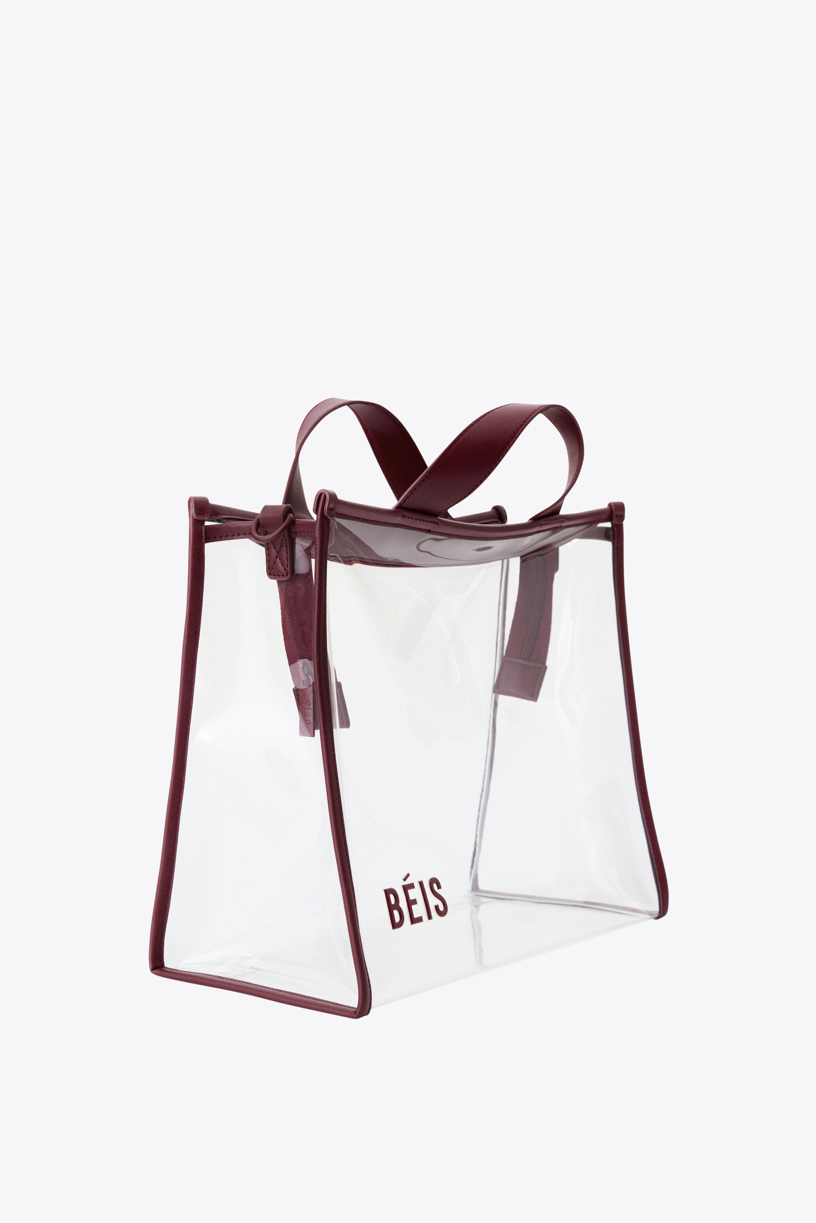 The Stadium Tote in Burgundy