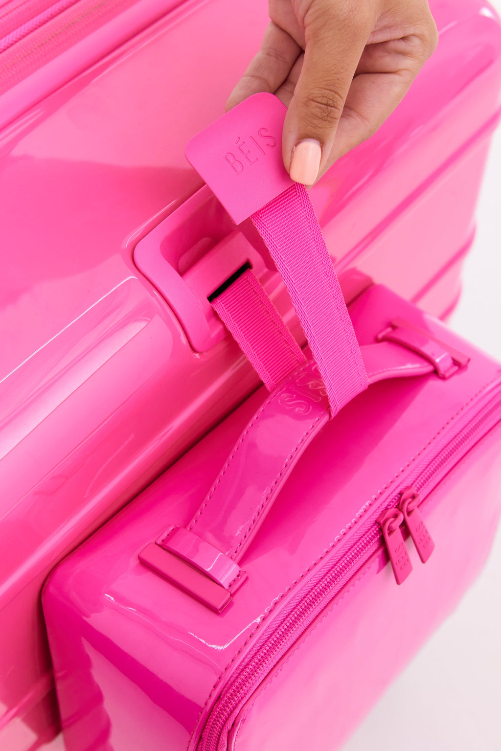 The Large Check-In Roller in Barbie? Pink