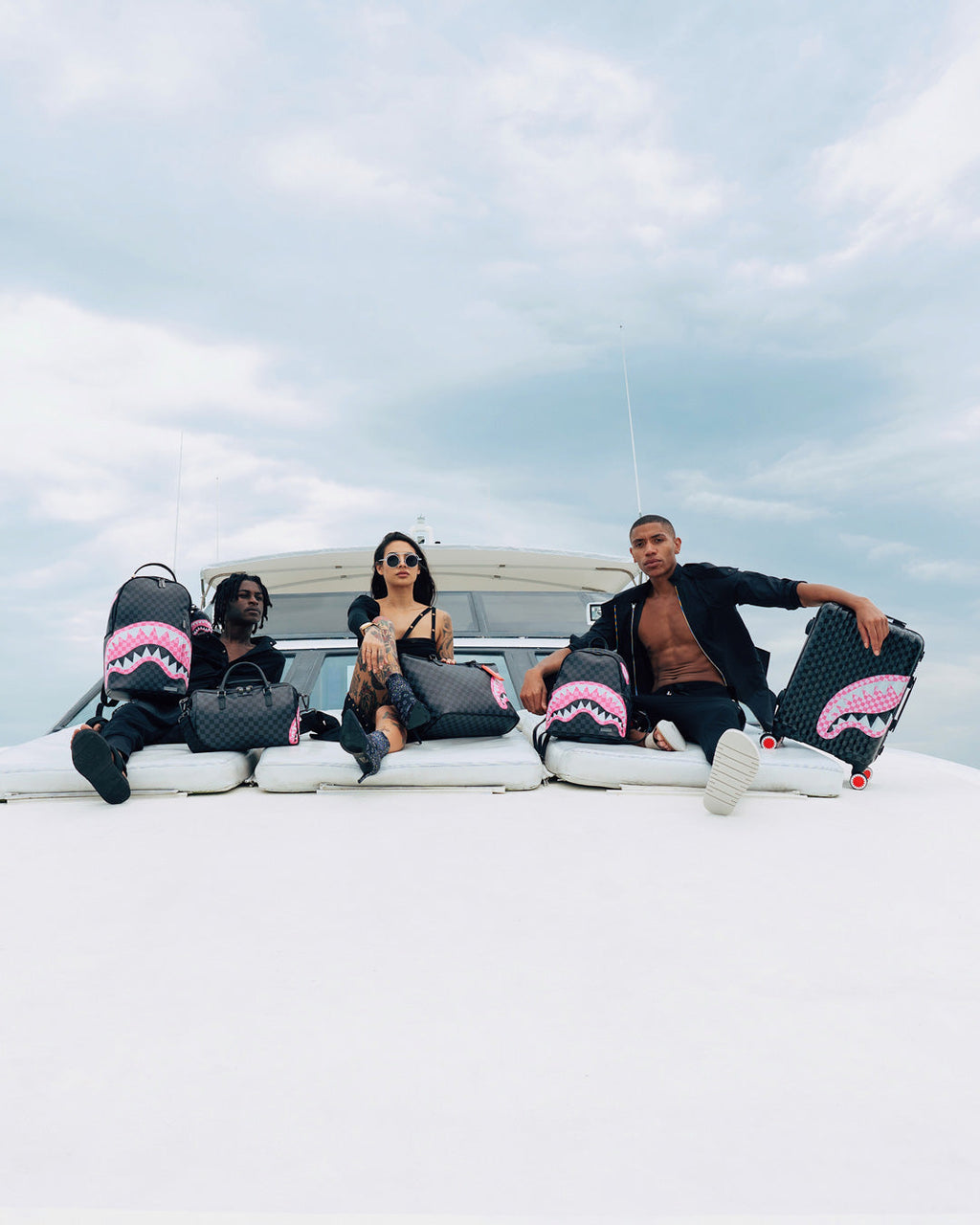 SHARKS IN CANDY MINI DUFFLE