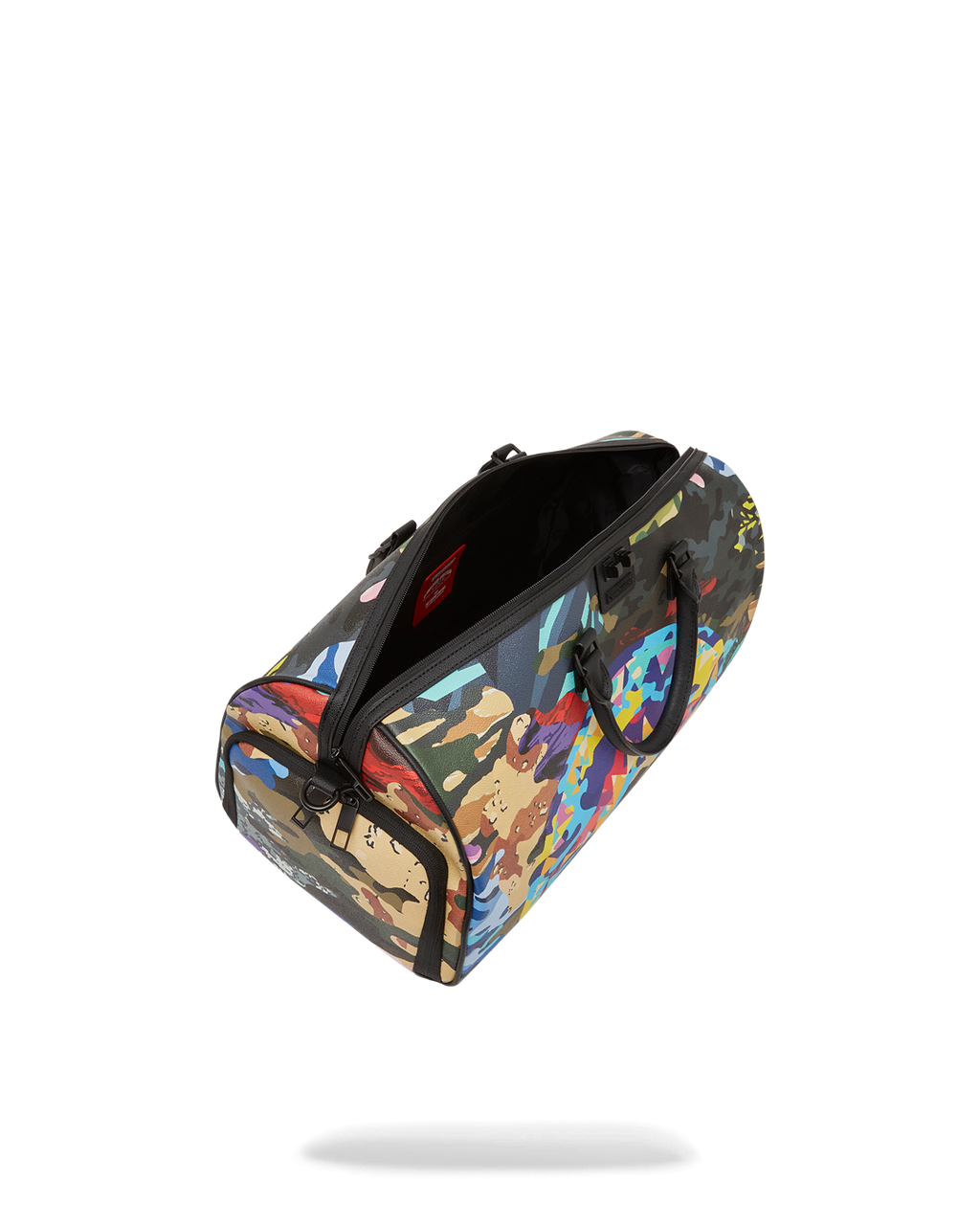 SLICED AND DICED CAMO DUFFLE