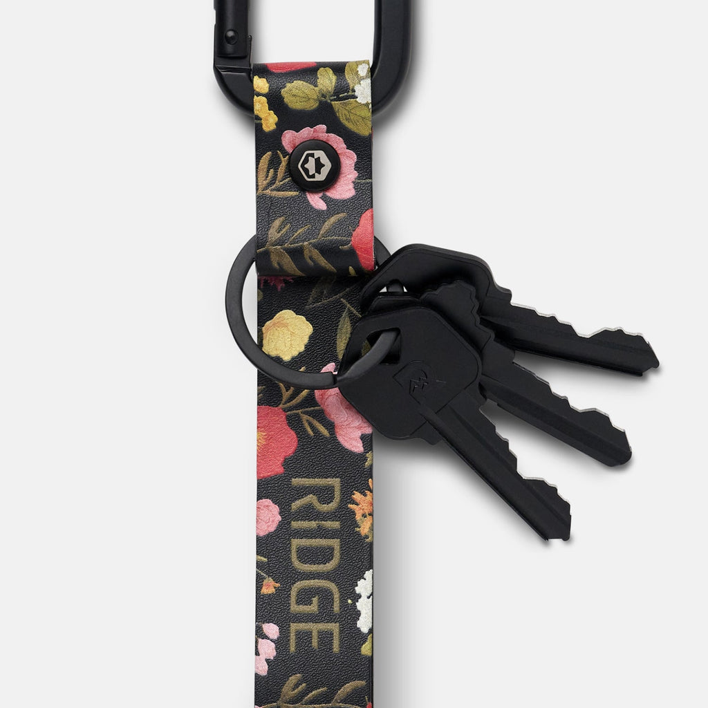 Everyday Keychain - Moonlight Garden Leather