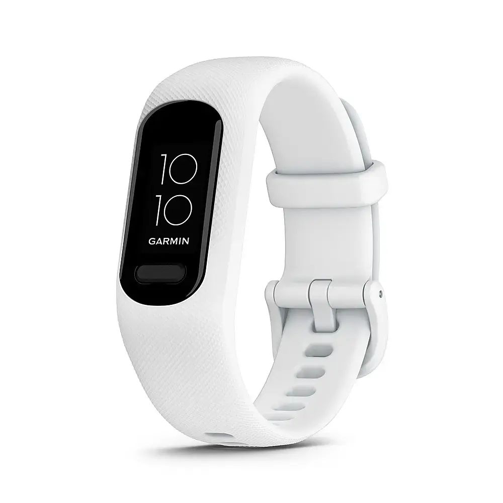 Garmin v?vosmart 5 Smart Fitness Tracker + Heart Rate ? Small/Medium ? White ? 010-02645-01