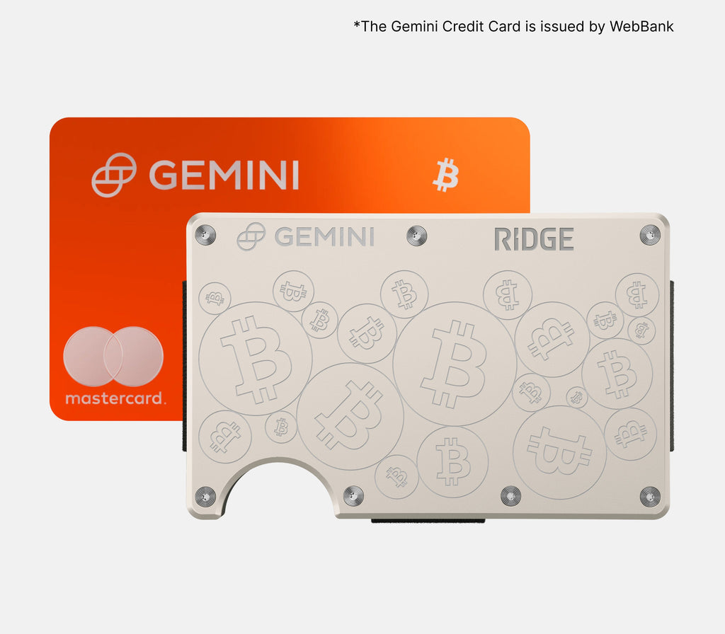 Ridge Wallet - Gemini BTC - White
