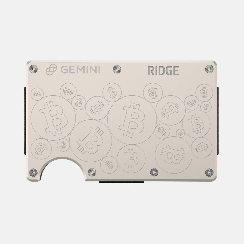 Ridge Wallet - Gemini BTC - White