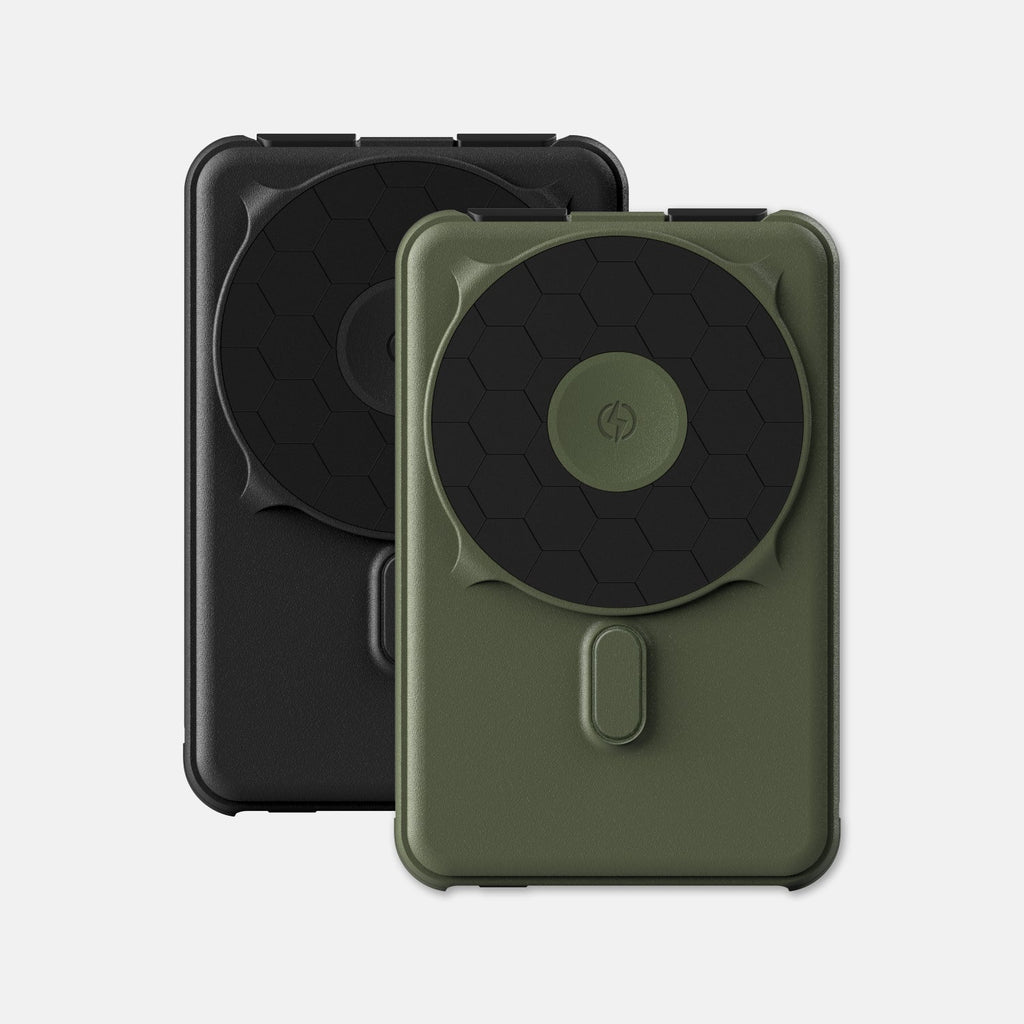 Magnetic Power Bank Bundle (2-Pack) - Matte Black / Matte Olive