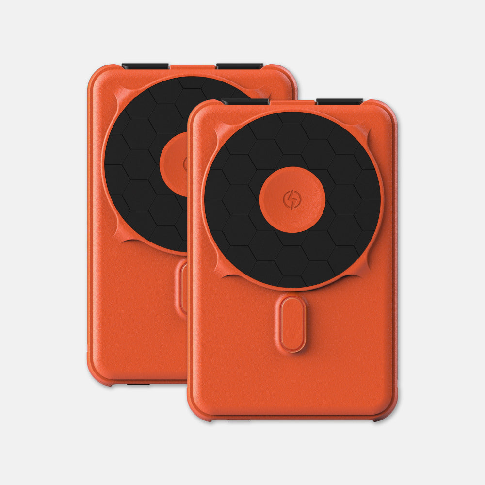 Magnetic Power Bank Bundle (2-Pack) - Basecamp Orange