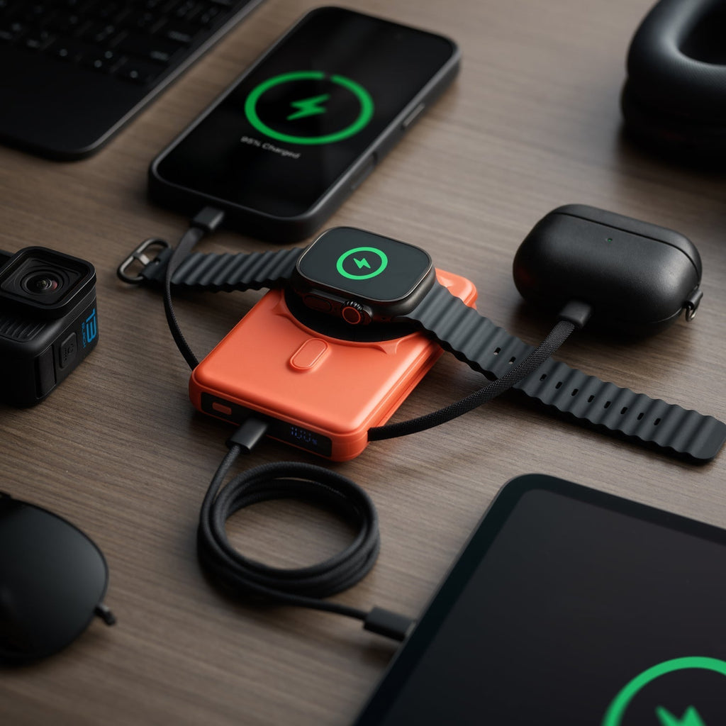 Magnetic Power Bank Bundle (3-Pack) - Basecamp Orange