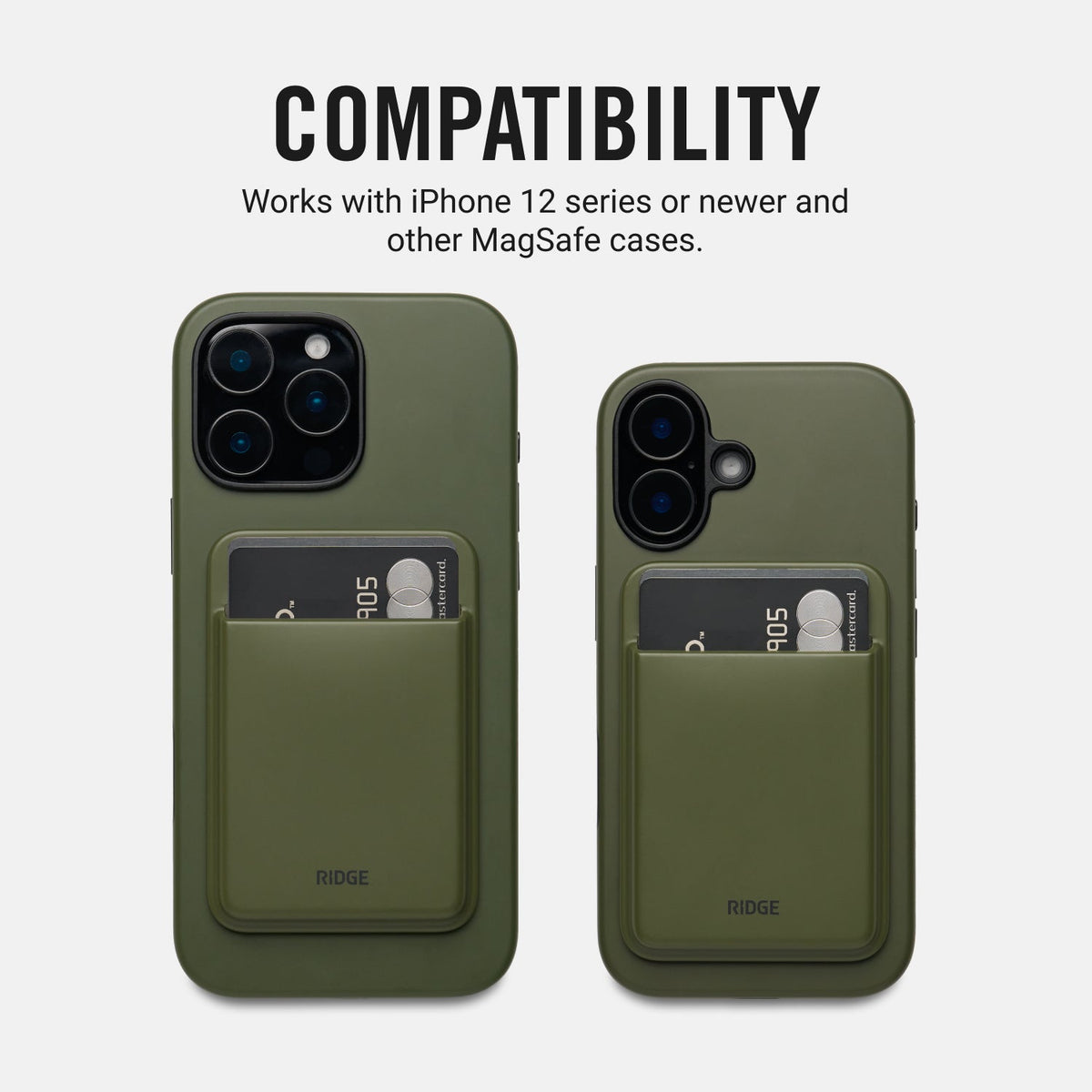 MagSafe Cardholder - Matte Olive
