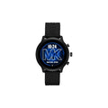 Michael Kors - Gen 4 MKGO Smartwatch 43mm Aluminum - Black With Black Silicone Band - MKT5072