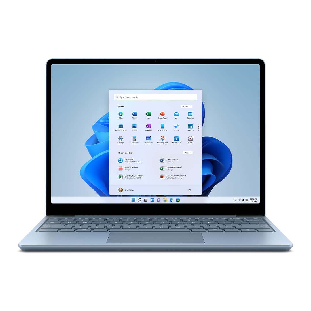 Microsoft Surface Laptop Go 2 - 12.4 - i5 8GB - 256GB SSD - Ice Blue 8QF-00012