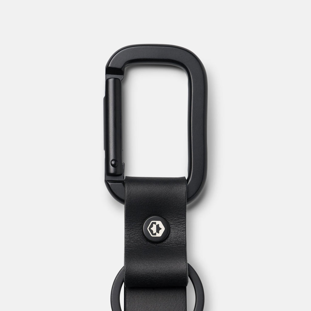 Everyday Keychain - Midnight Black Leather
