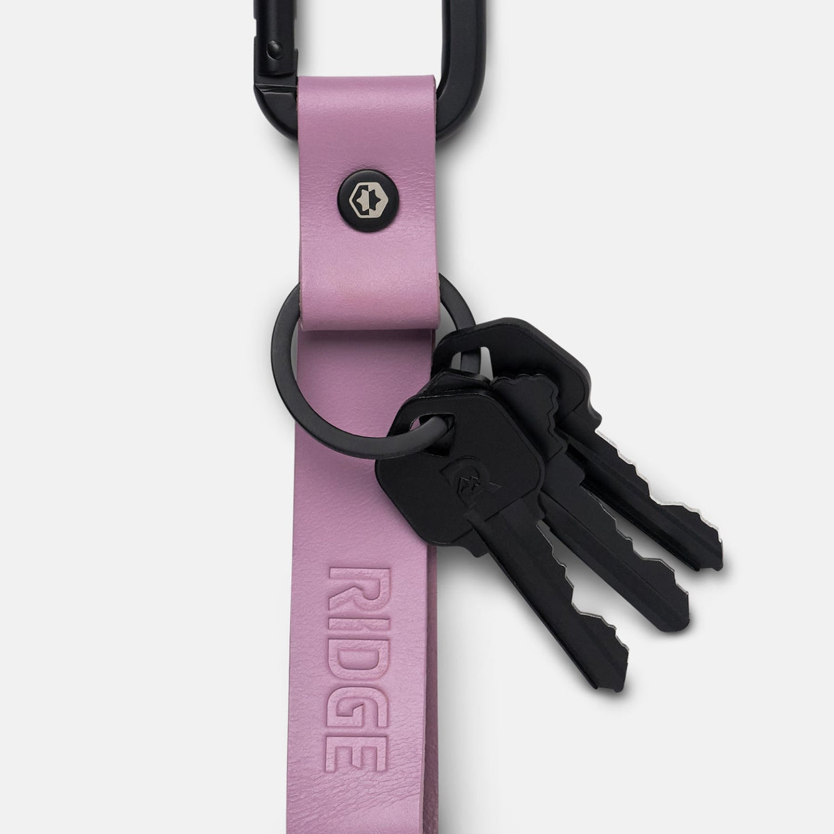 Everyday Keychain - Lilac Leather