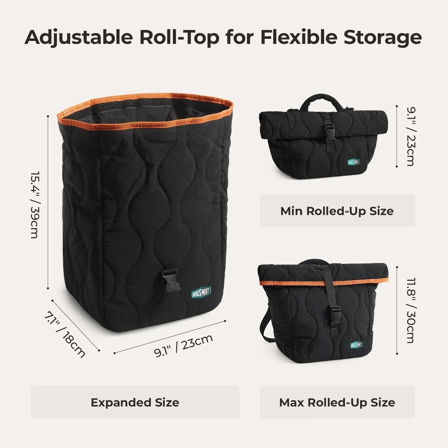 (FREE GIFT) Paz Roll Top Lunch Bag
