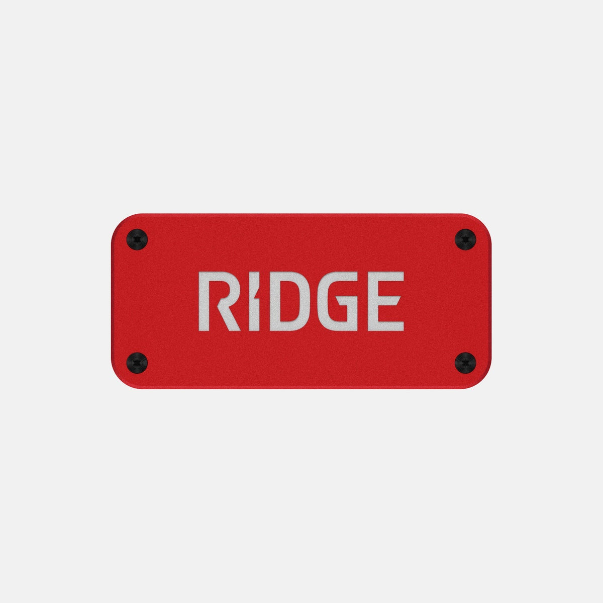 Personalized Logo Plate - Rodeo Red
