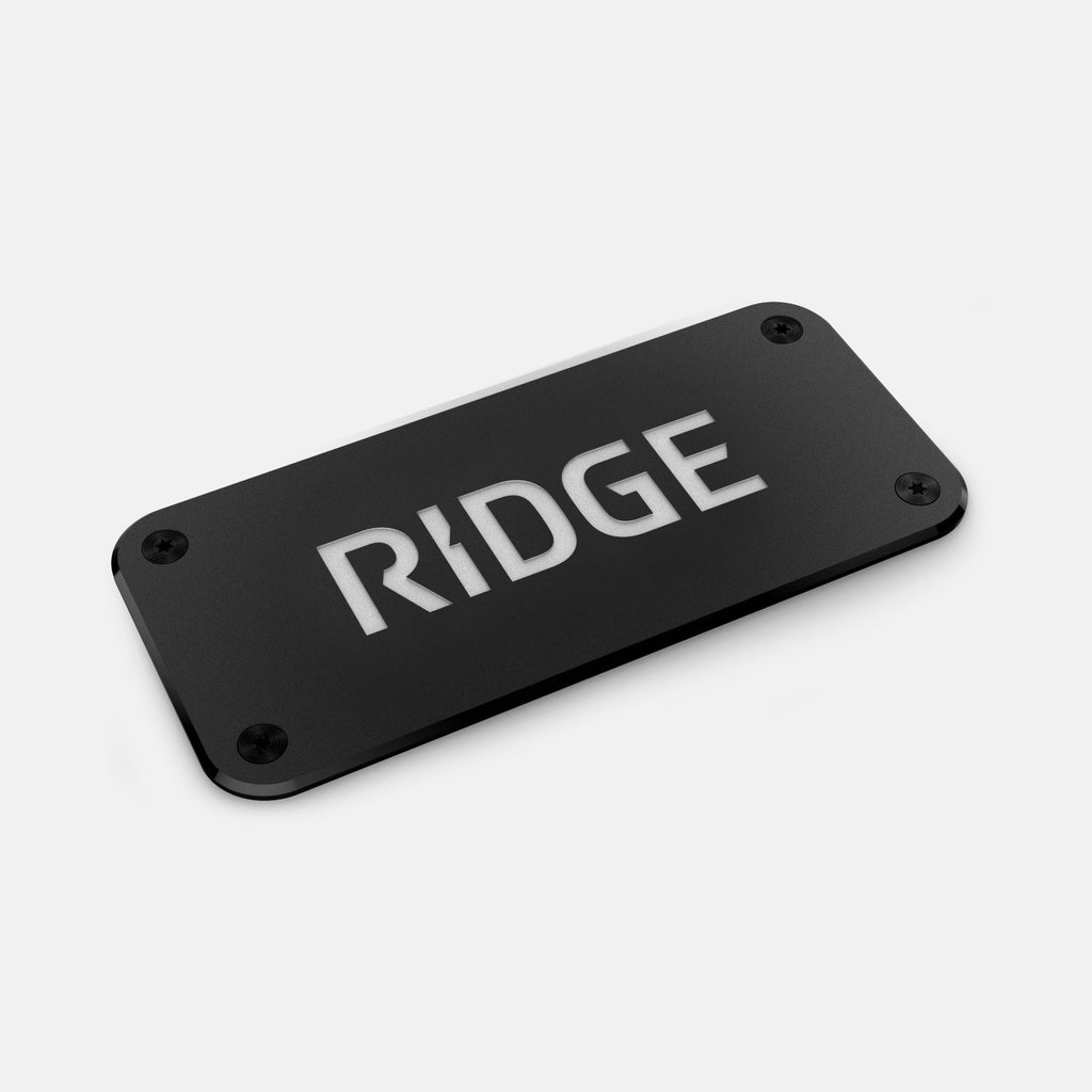 Personalized Logo Plate - Royal Black