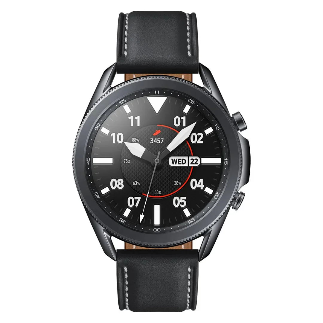 Samsung Galaxy Watch3 SM-R850 41mm Mystic Silver Stainless Steel Case with Black - SM-R850NZSAXAR
