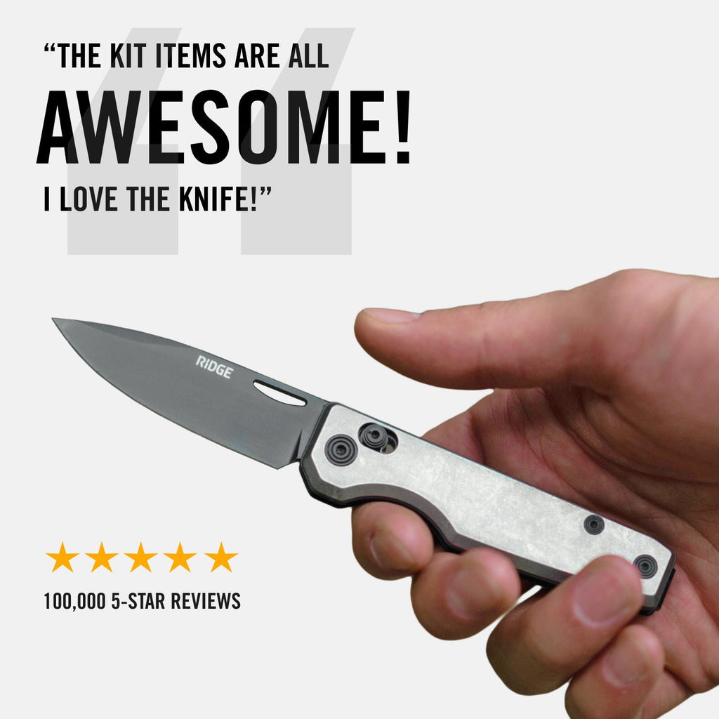 Daily Survival Kit - Stonewashed Titanium