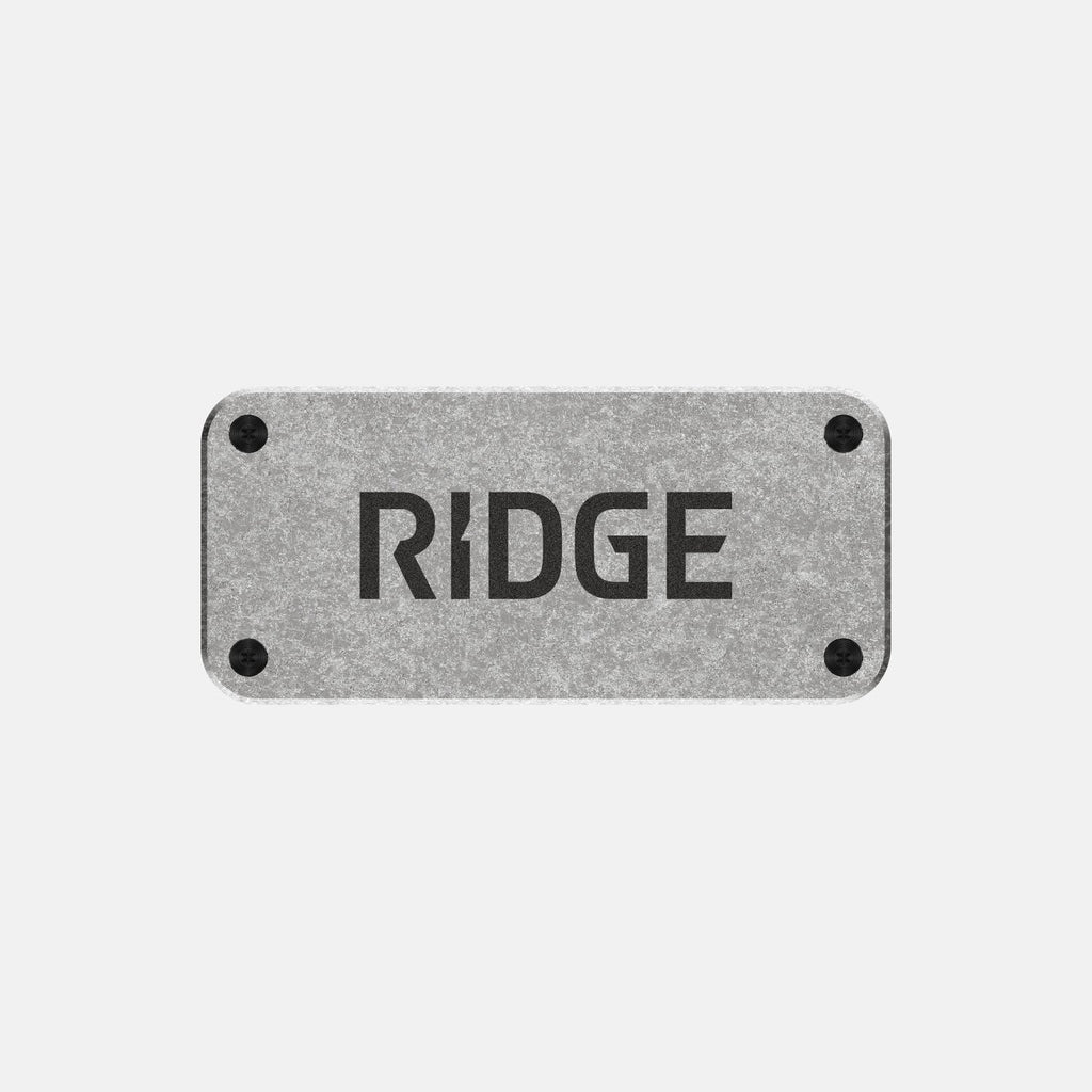 Personalized Logo Plate - Stonewashed Titanium