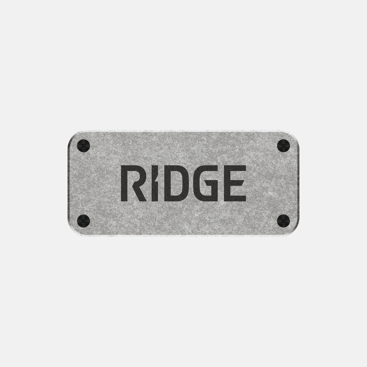 Personalized Logo Plate - Stonewashed Titanium