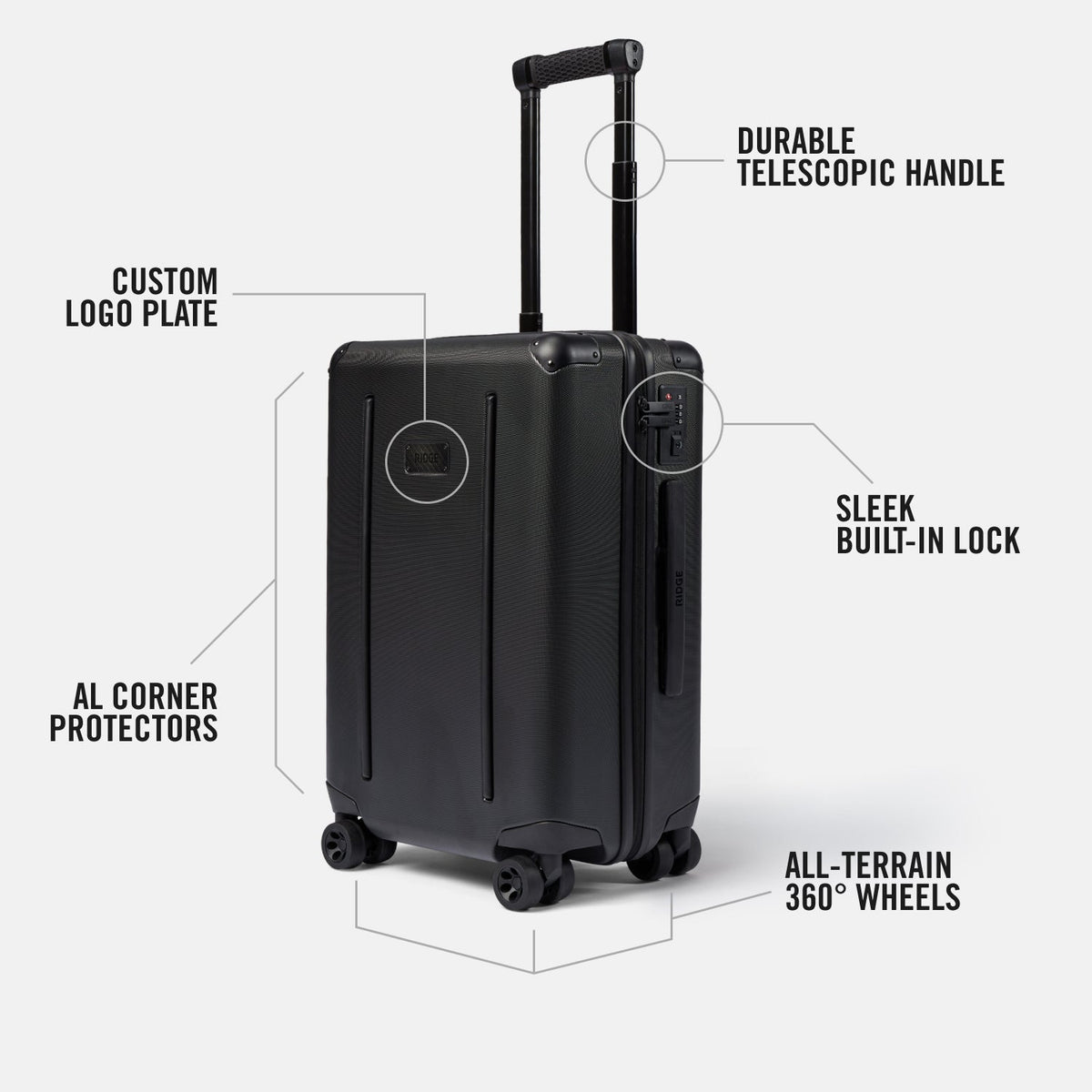 Ridge Frequent Flyer Kit - Gunmetal