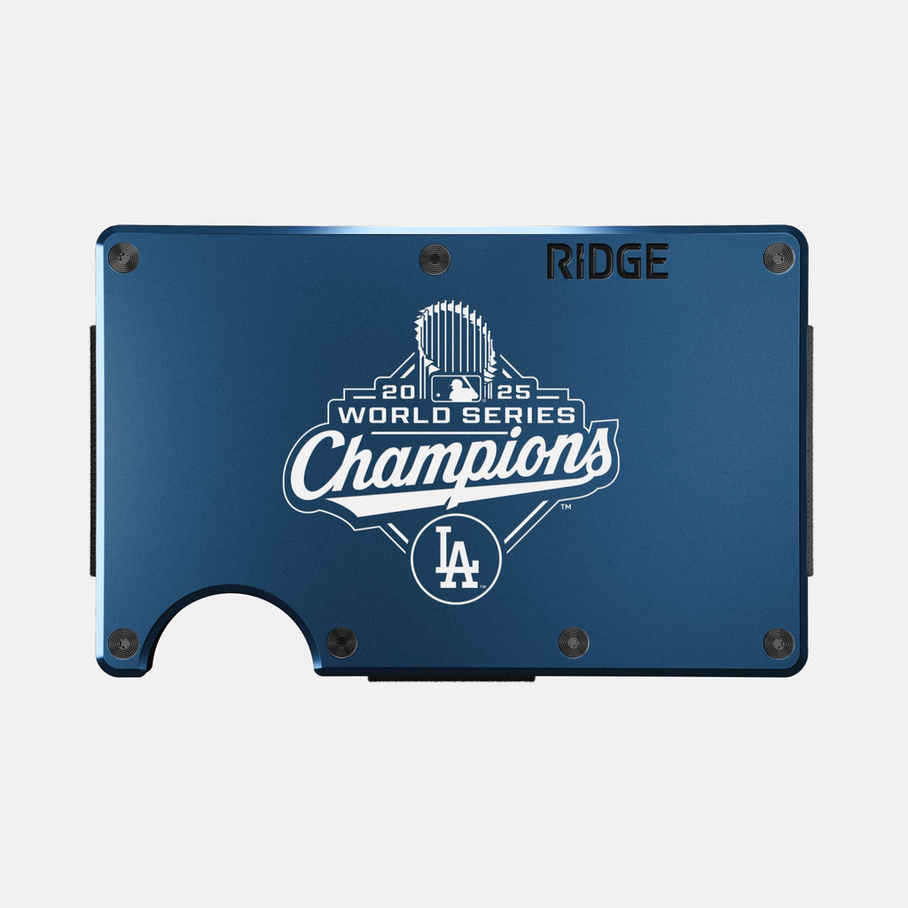 Ridge Wallet - World Series Champions - Dodgers - Alpine Navy