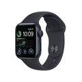 Apple Watch SE 2nd Generation (GPS) 40mm Midnight Aluminum Case with Midnight Sport Band - M/L - MR9Y3LL/A