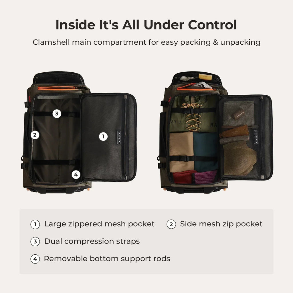 Blast 43L Roller Backpack