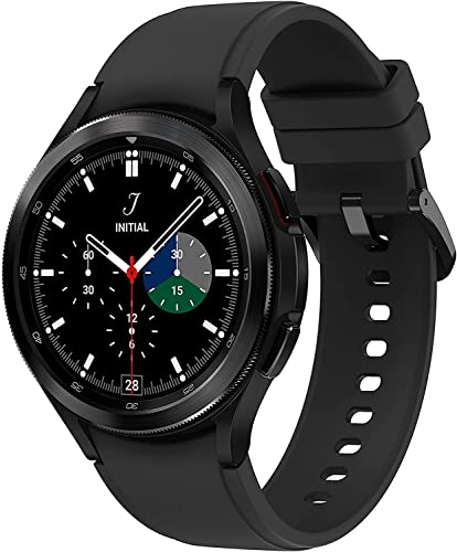 Samsung Galaxy Watch 4 Classic 46mm Smartwatch - ECG, Health & Fitness Tracker, GPS, Fall Detection, Bluetooth, US Version (Black) - SM-R890NZKCXAA