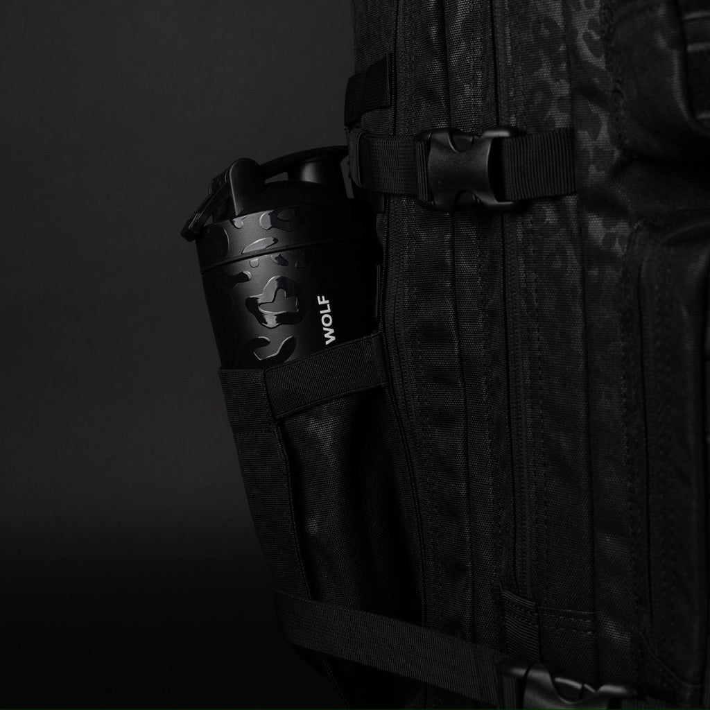 35L Backpack Black Leopard