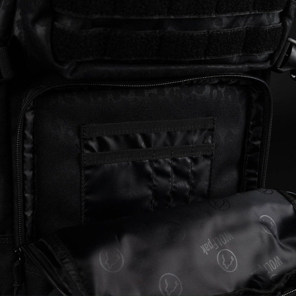 35L Backpack Black Leopard