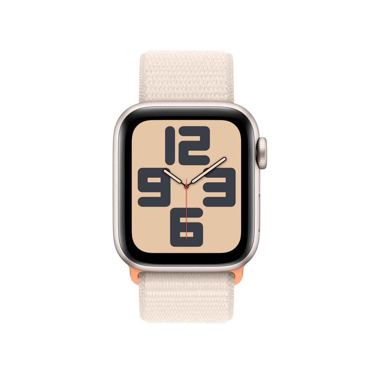 Apple Watch SE 2nd Generation (GPS + Cellular) 44mm Starlight Aluminum Case with Starlight Sport Loo