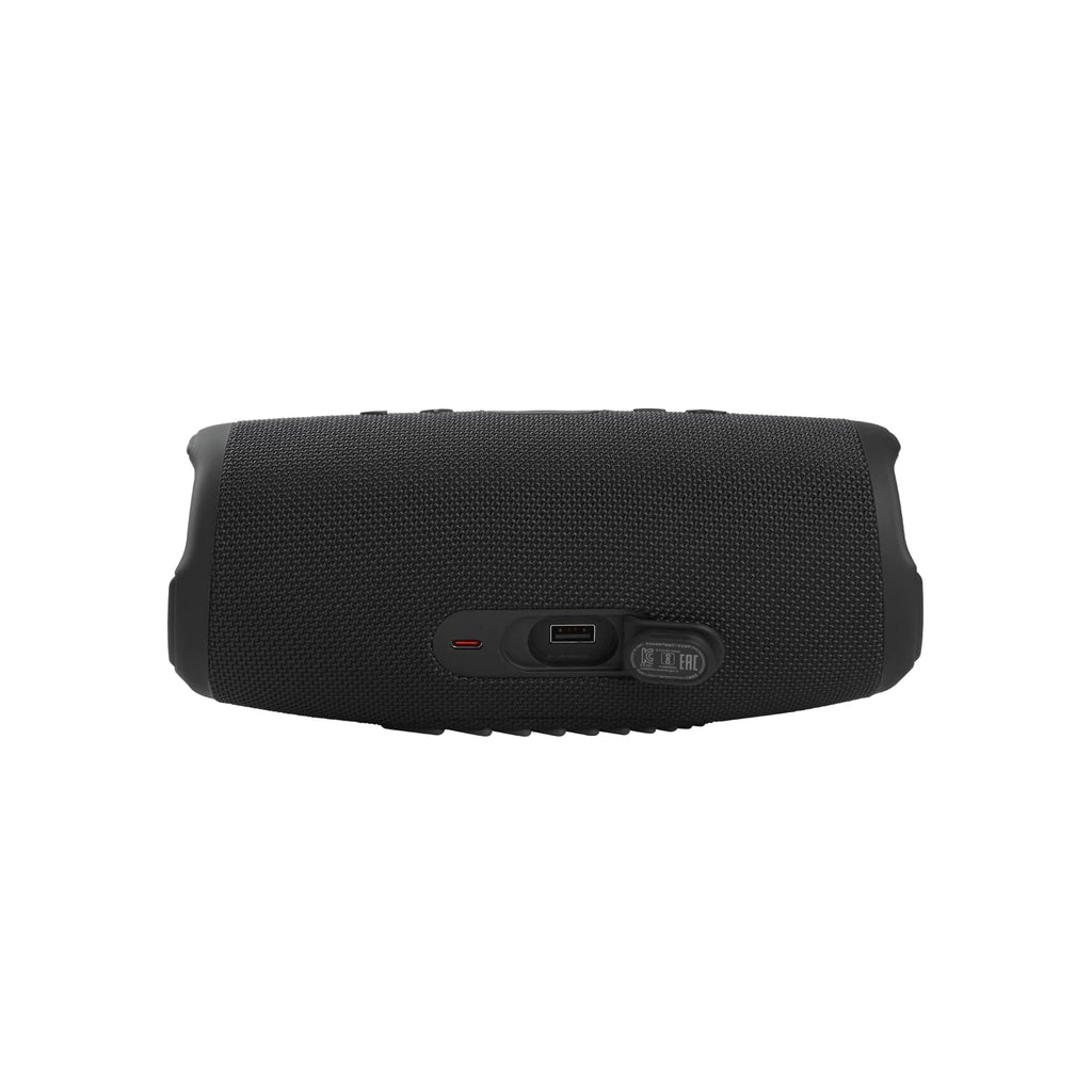JBL - CHARGE5 Portable Waterproof Speaker with Powerbank - Black - JBLCHARGE5BLKAM