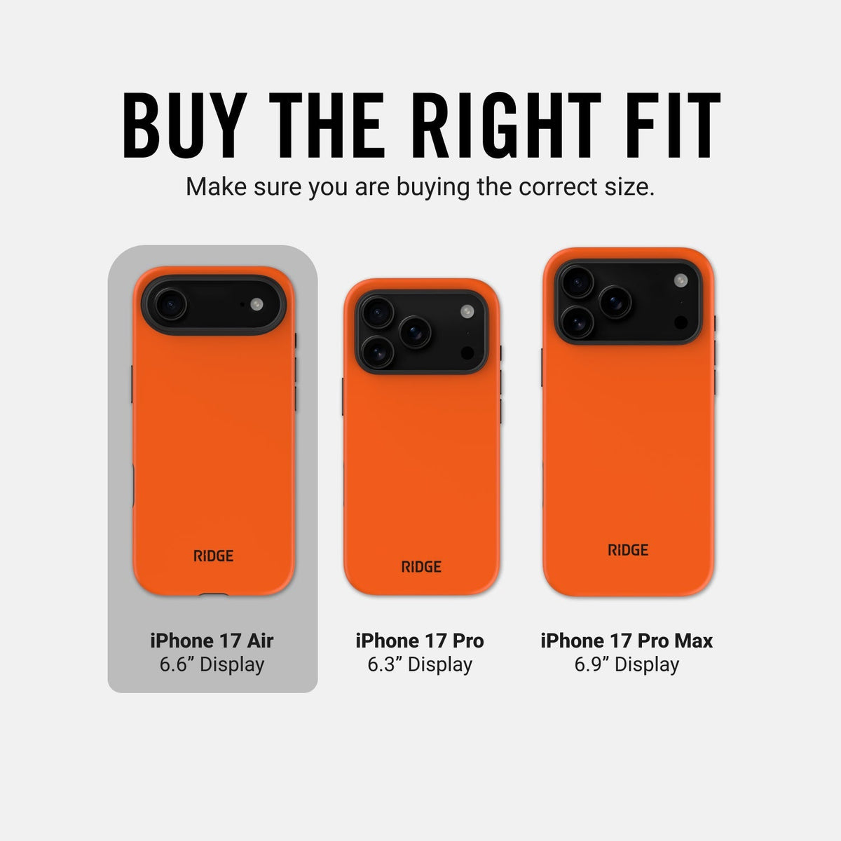 Everyday Phone Case - iPhone Air - Basecamp Orange
