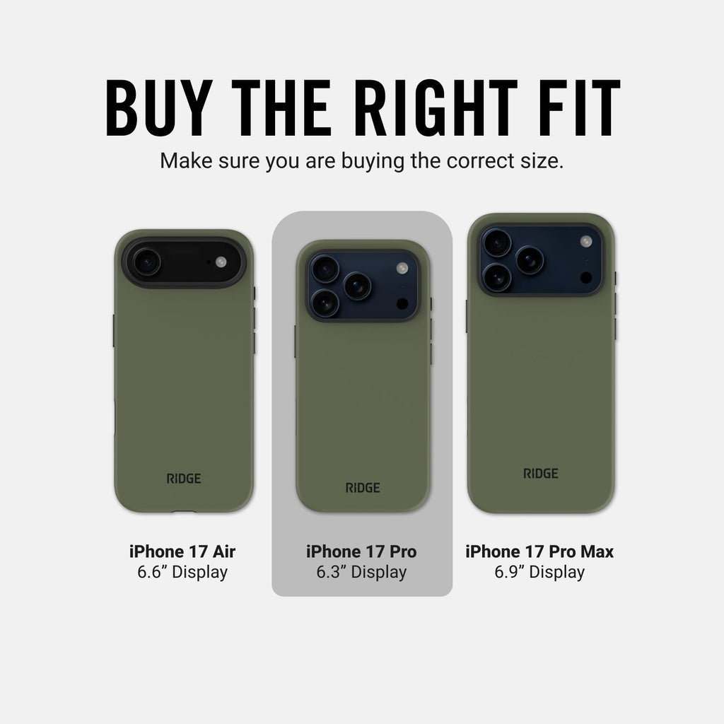 Everyday Phone Case - iPhone 17 Pro - Matte Olive
